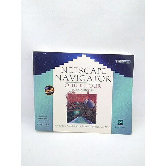 Vintage Netscape Navigator Quick Tour for Macintosh Book, Kidder & Harris